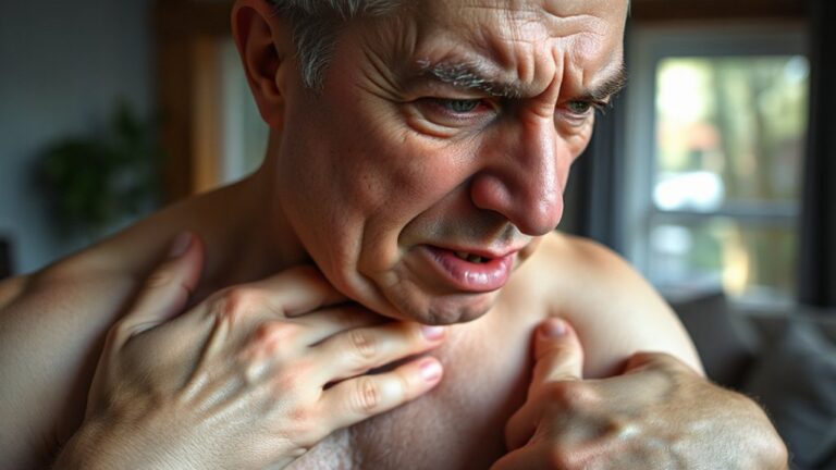 chest pain breathlessness sweating