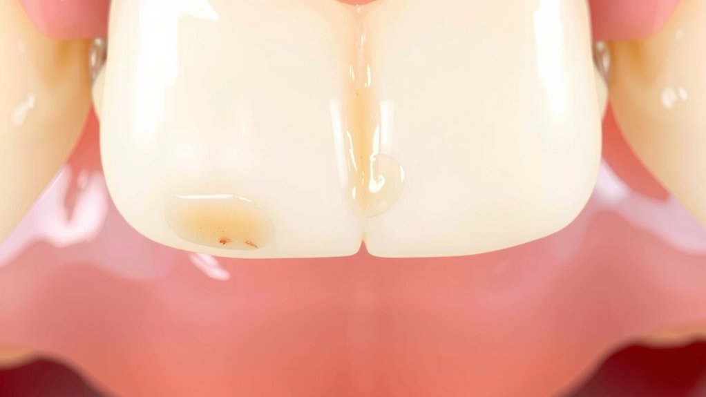 early enamel demineralization warning