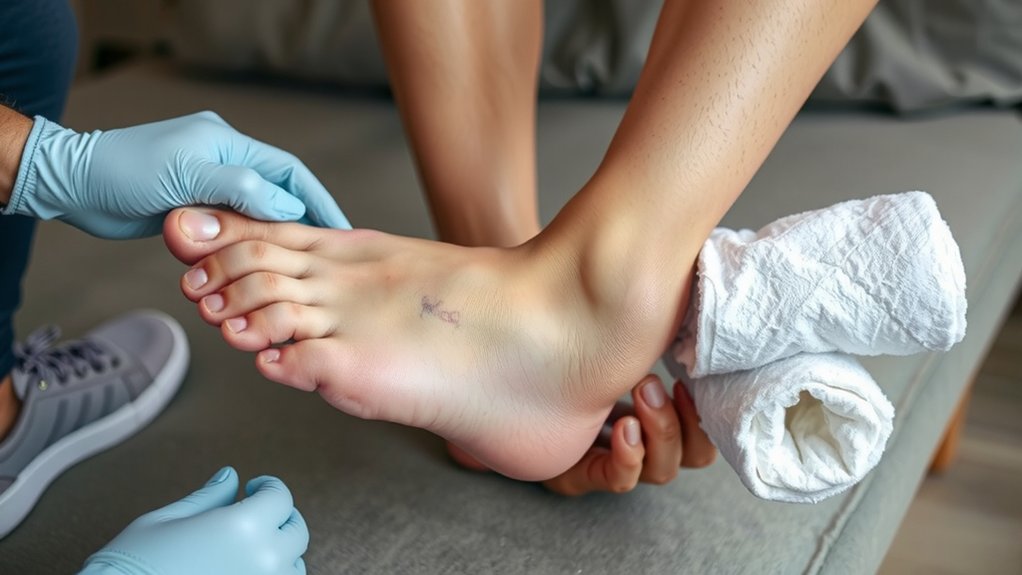 immobilize ice elevate transport