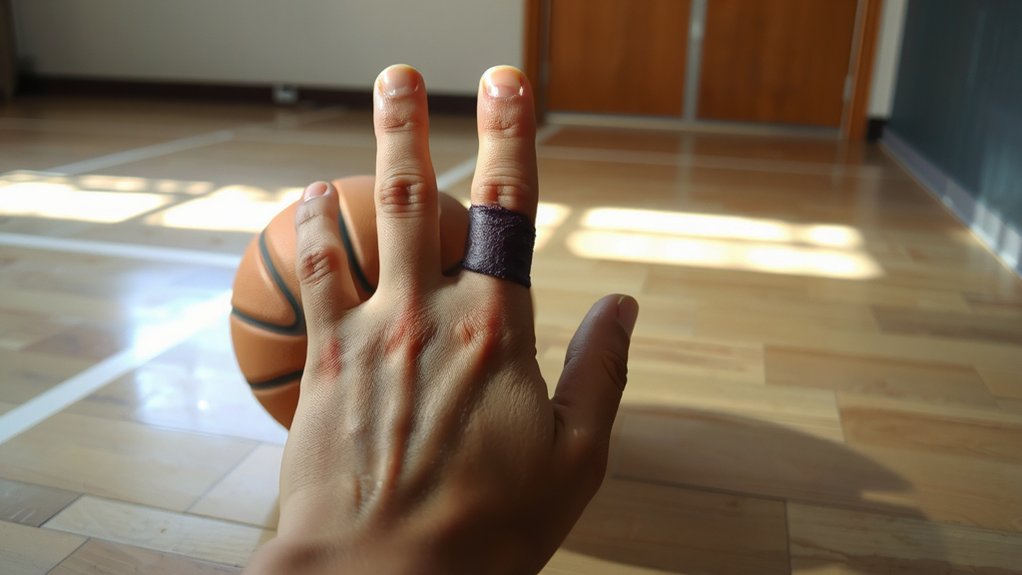 jammed fingertip collateral sprain