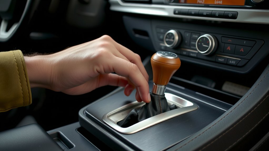 precise rhythmic clutch gear changes