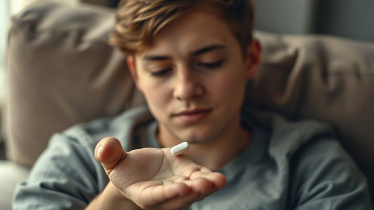 rapid calming and drowsiness