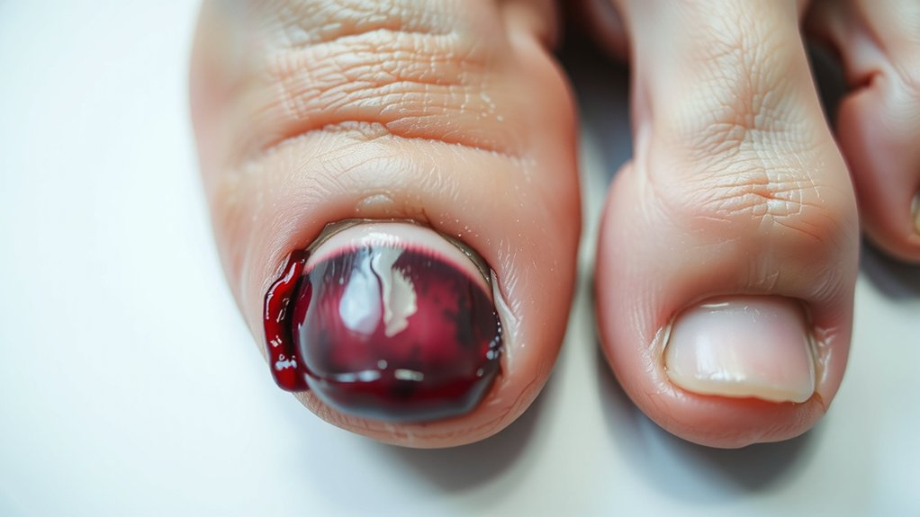 severe toe injury get help