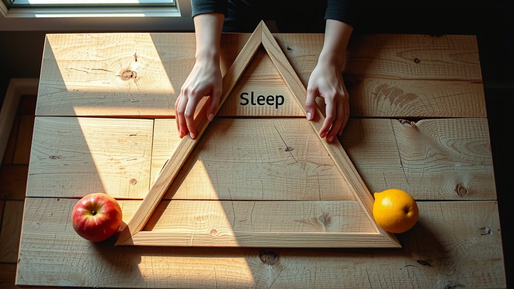 sleep fuel movement triangle