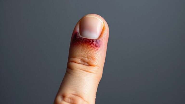 swollen bruised misshapen finger