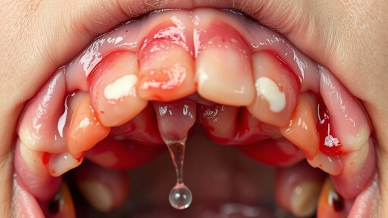 throat infection visual guide