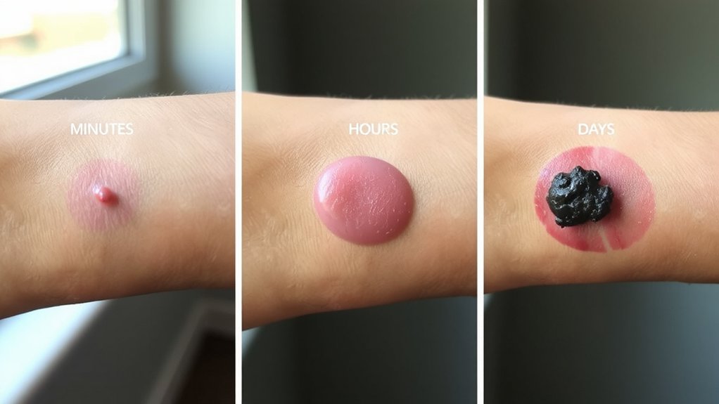 track evolving bite symptoms